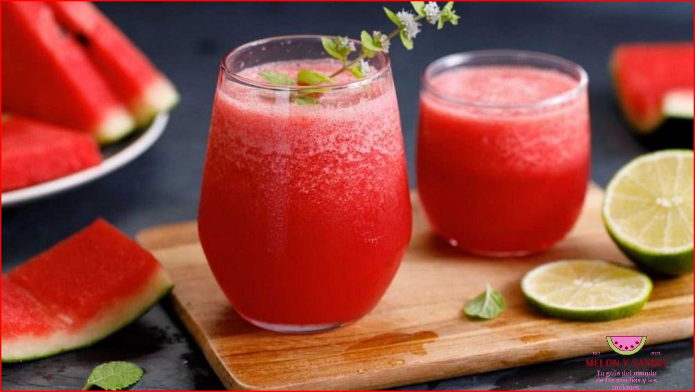 Beneficios de la sandía licuada con limón Beneficios de la sandía licuada con limón